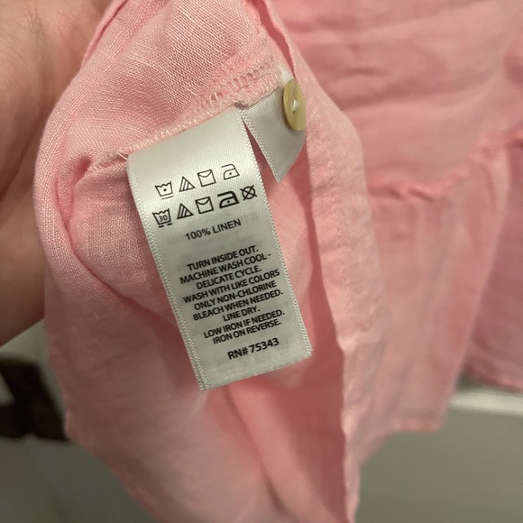 Isaac Mizrahi 100% linen tank top - Picture 3 of 4